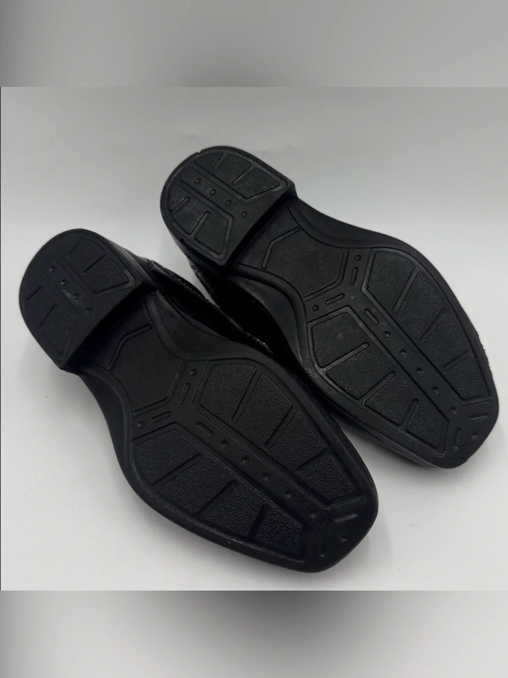 Deer Stags WISE Black Slip-On Dress Shoes Kids Size 10.5M